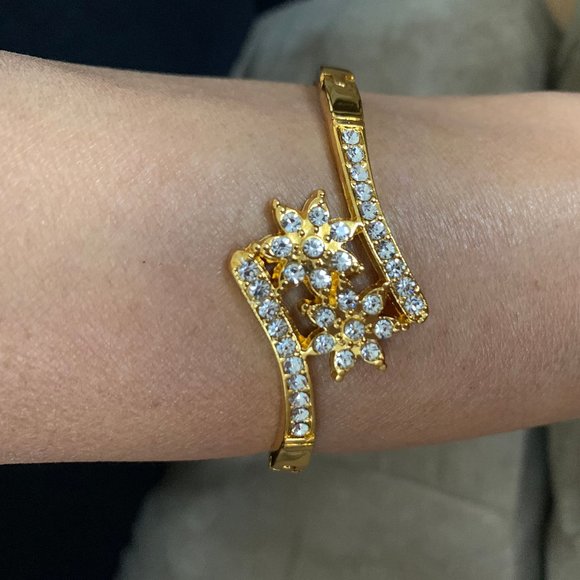 New! Flowers Bracelet CZ crytsal - Picture 3 of 5